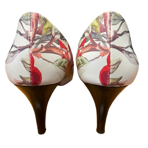Reprise Cherry Blossom Heels Size 9 - Picture 7 of 9